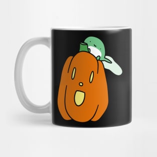 Tadpole and Jack o Lantern Mug